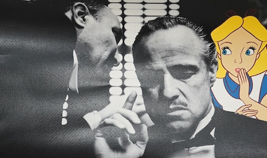 The Godfather, screen print, signed in pencil, limited edition 3/100?, 32 x 45cm, unframed. Condition